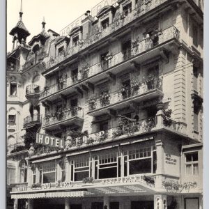 Postcard Hotel Parc et Lac Montreux Switzerland
