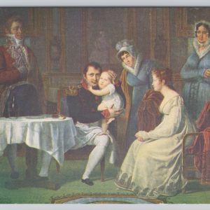 Postcard Napoleon Marie-Louise and the King of Rome Musee de Versailles