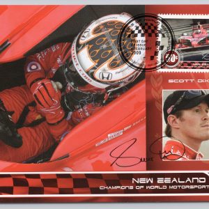 New Zealand Champions of World Motorsport Scott Dixon Postcard