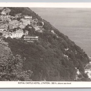 Royal Castle Hotel Lynton Devon England Postcard