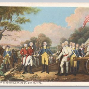 Surrender of Burgoyne at Saratoga Rotunda of the Capitol Washington DC Postcard