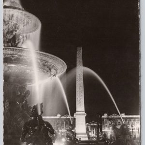 Postcard La Place De La Concorde Paris France RPPC