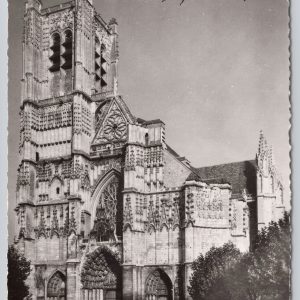 Postcard Auxerre (Yonne) Saint-Etienne Cathedral France