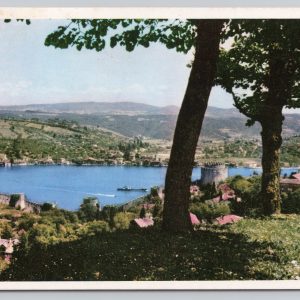 Postcard Rumeli Hisar Towers on the Bosphore Istanbul
