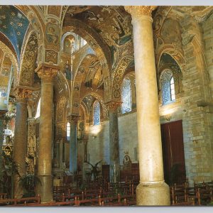 Church of the Martorana Interior, Palermo, Sicily, Italy Postcard