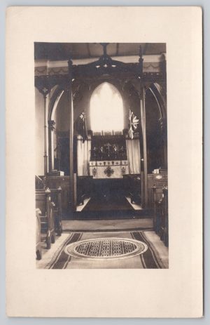 Ontario Canada Church Altar CYKO RPPC 1904-1920s Postcard