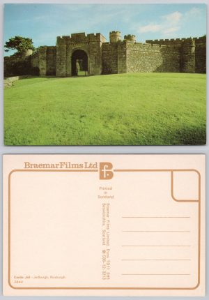 Castle Jail Jedburgh Roxburgh Postcard